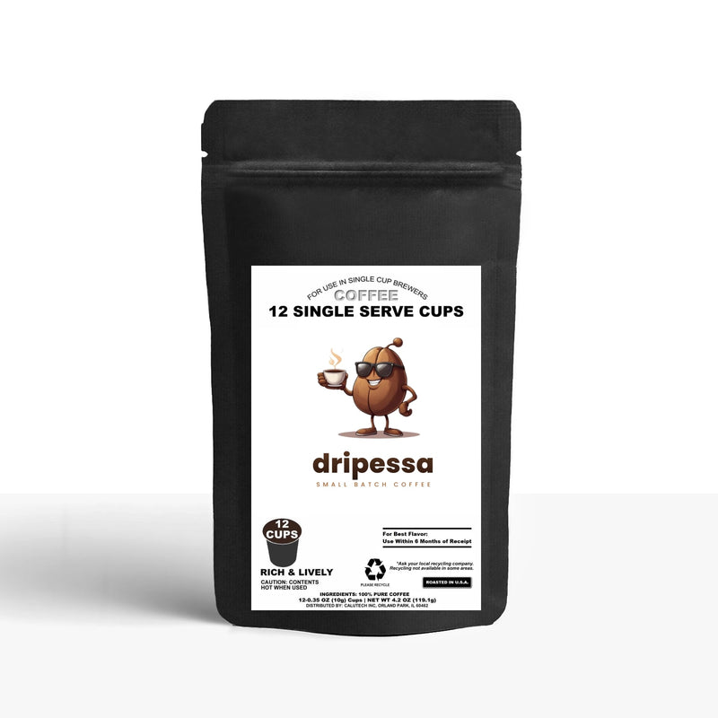 12 Pack Single Serve Coffee Capsules coffee pods